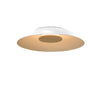 Volo Blanc White Shade Interior and Exterior Flush Mount with P1 Driver