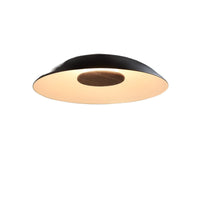 Volo Duex Black Shade Interior and Exterior Flush Mount with P1 Driver
