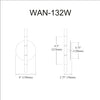 Wand 2 Light Incandescent Wall Sconce