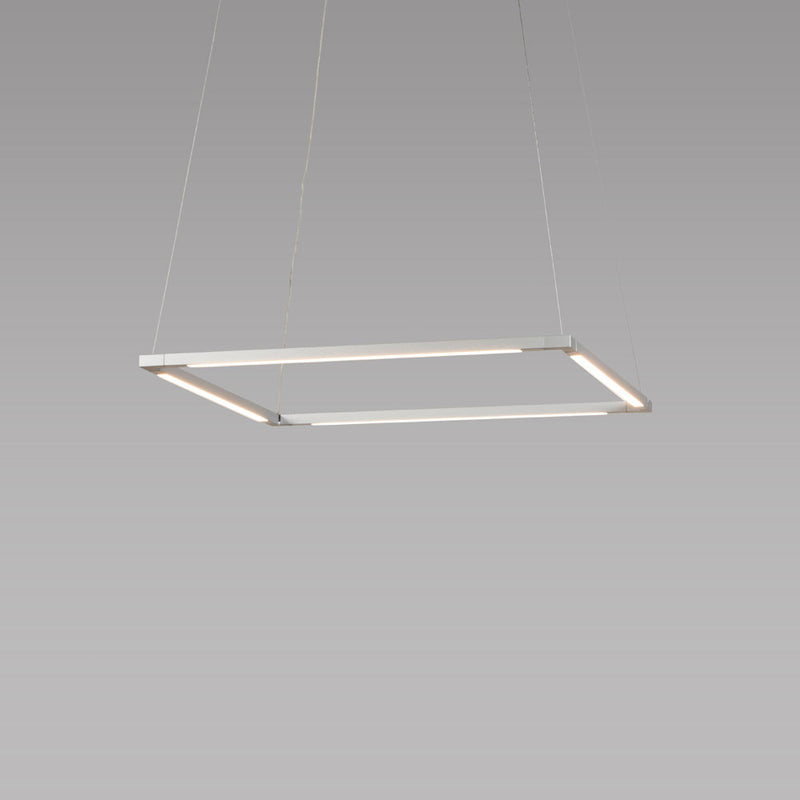 z-bar pendant, square, 24", LED, Koncept Lighting