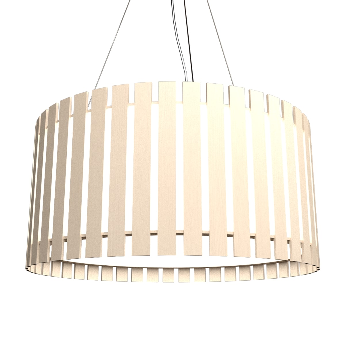 Slatted 20" LED Pendant 1092LED