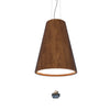 Conical Crystal 8" LED Pendant 1130