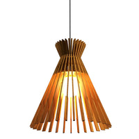 Wooden Slats Pendant 1183