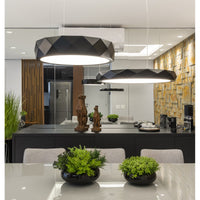 Faceted 23" LED Pendant 1354LED