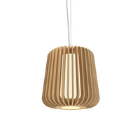 Wooden Slats 13" Pendant 1428