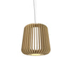 Wooden Slats 13" Pendant 1428