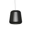 Wooden Slats 13" Pendant 1428