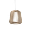 Wooden Slats 13" Pendant 1428