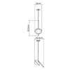 Oyster Accord 20.87"H Pendant 1513