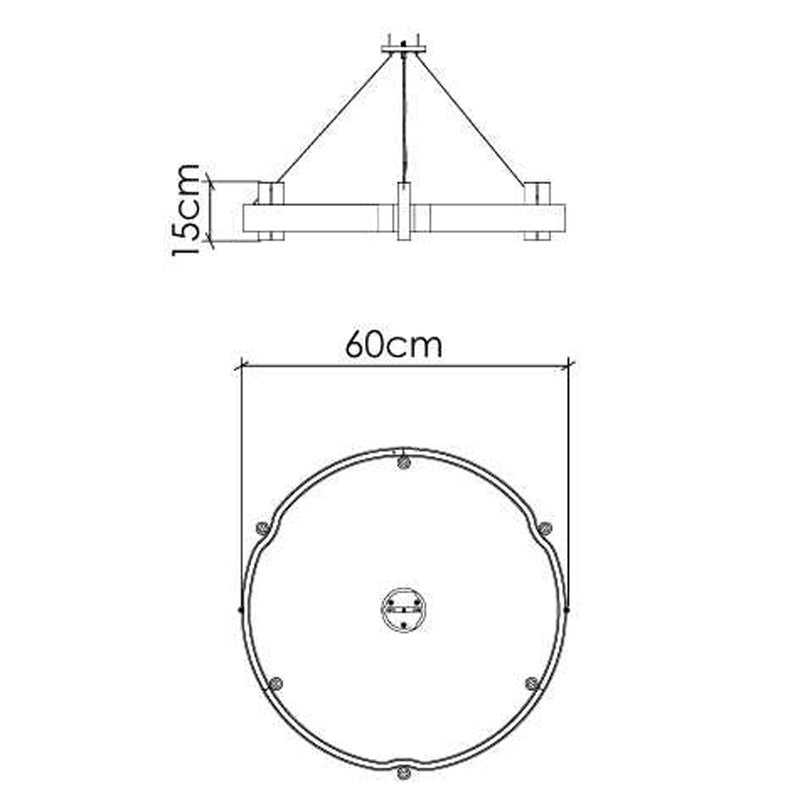 60cm Flow Accord Pendant - 1525