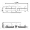 Flow Accord 110V - 220V Wall Lamp 4212