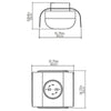 Clean Accord Natural Wood Ceiling Light 5115
