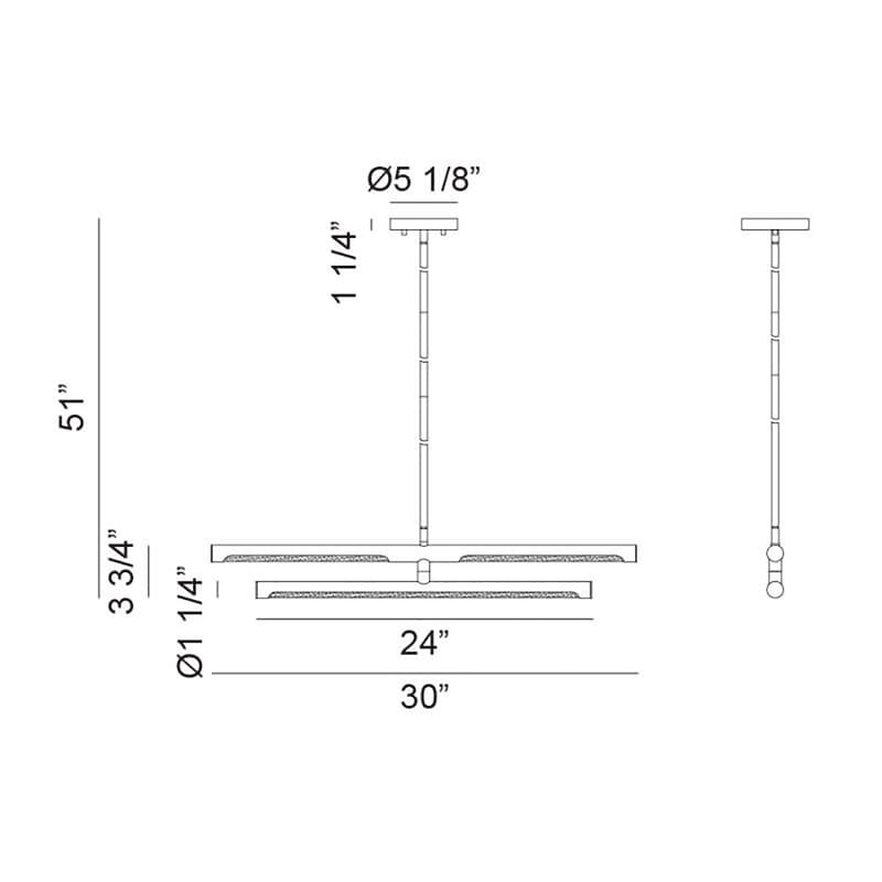 Novelle 30"W Ceiling Light Pendants