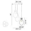 Seranna Ø16 1/2" Ceiling Light Pendants