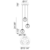 Nikini 24 3/8"H Ceiling Light Pendants