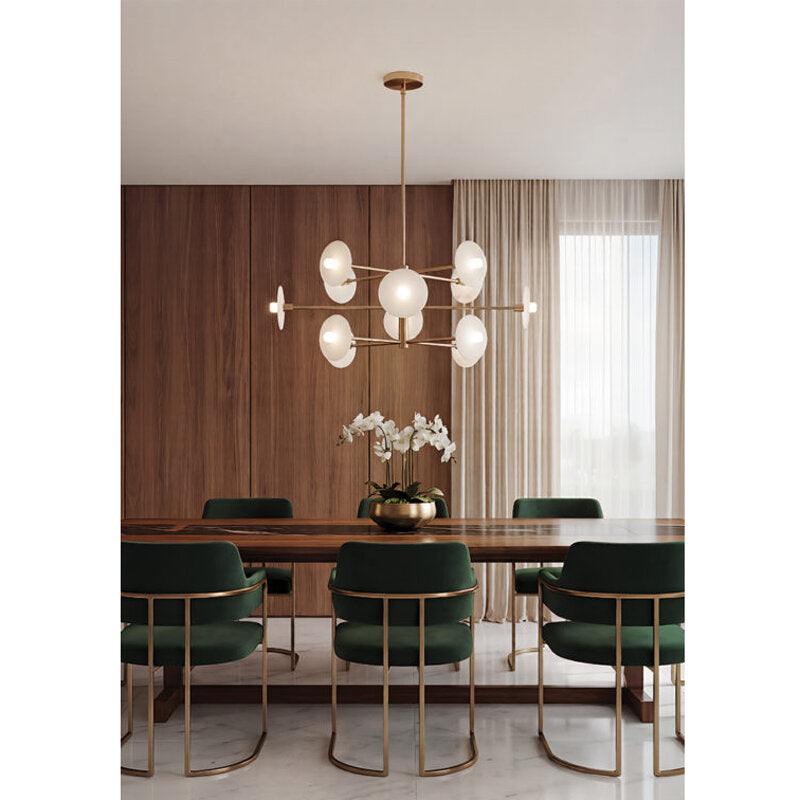Monument 12 x 10W LED Ceiling Light Chandelier