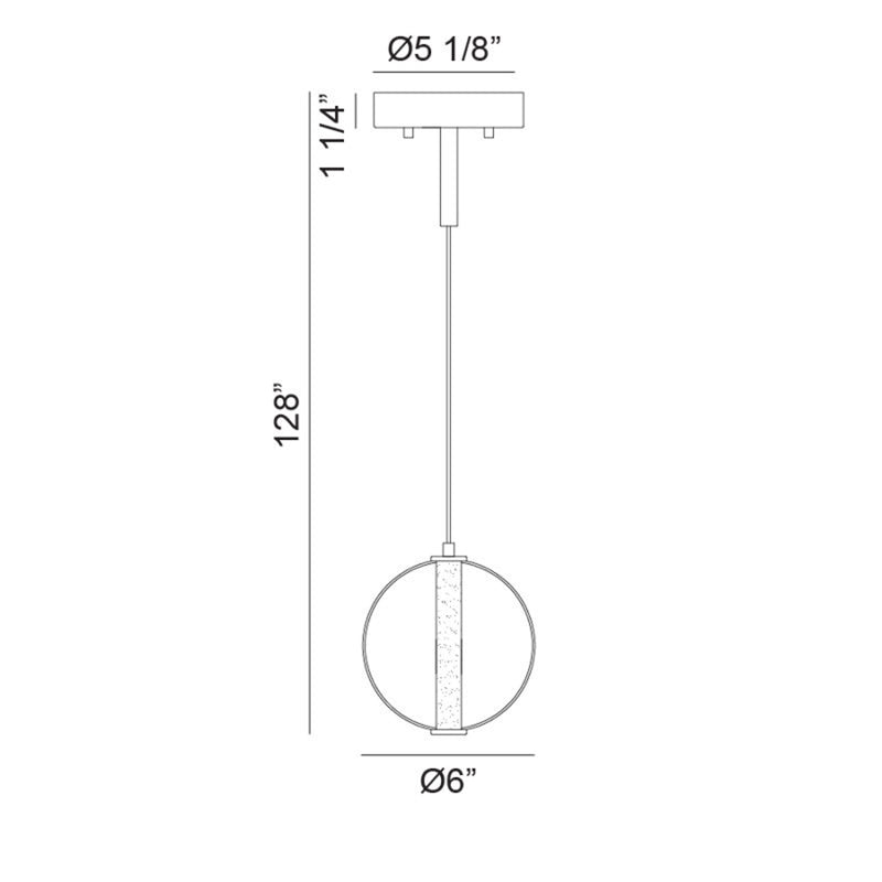 Belange Ø6" Ceiling Light Pendant