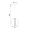 Belange Ø8" Ceiling Light Pendant