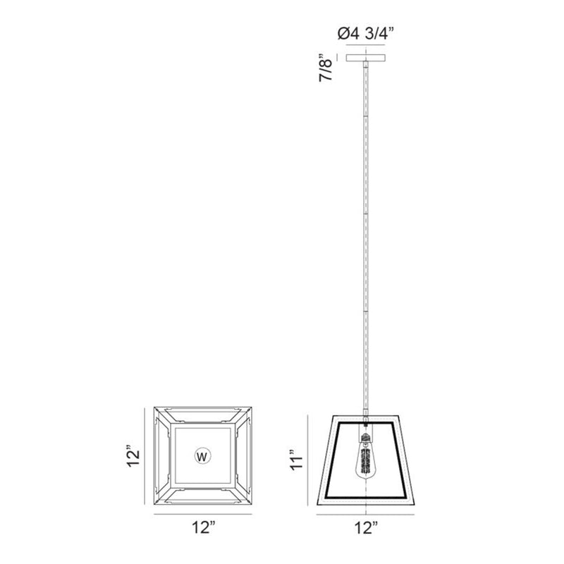 Rosalie 12"L Ceiling Light Pendant