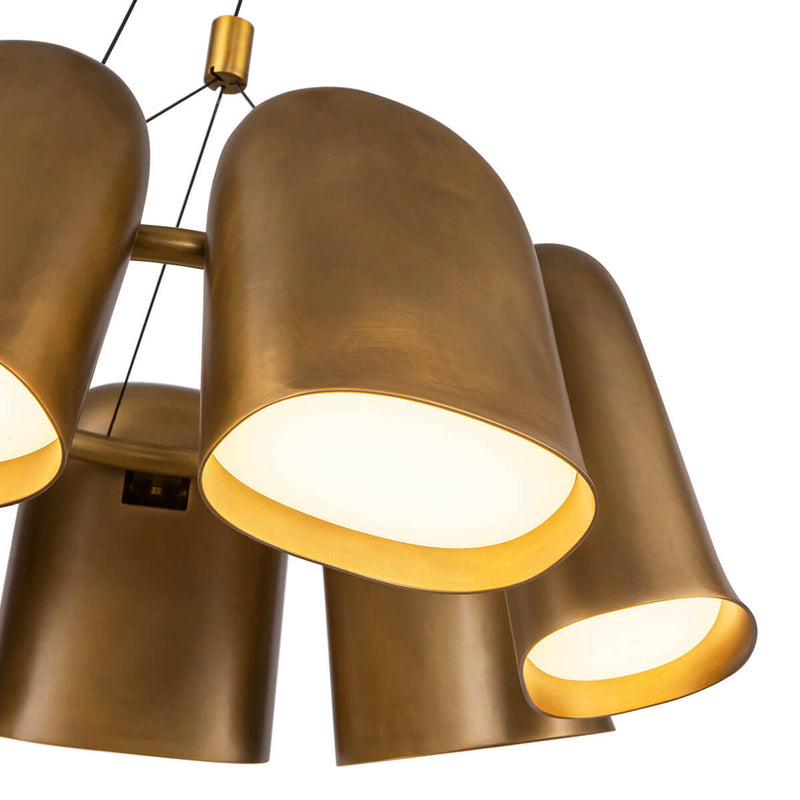 Bell 20-in Universal Voltage Chandelier
