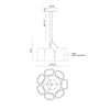 Bell 20-in Universal Voltage Chandelier