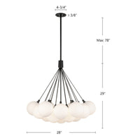 Bolla Large LED Pendant Bouquet Chandelier