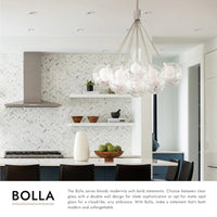 Bolla Large LED Pendant Bouquet Chandelier