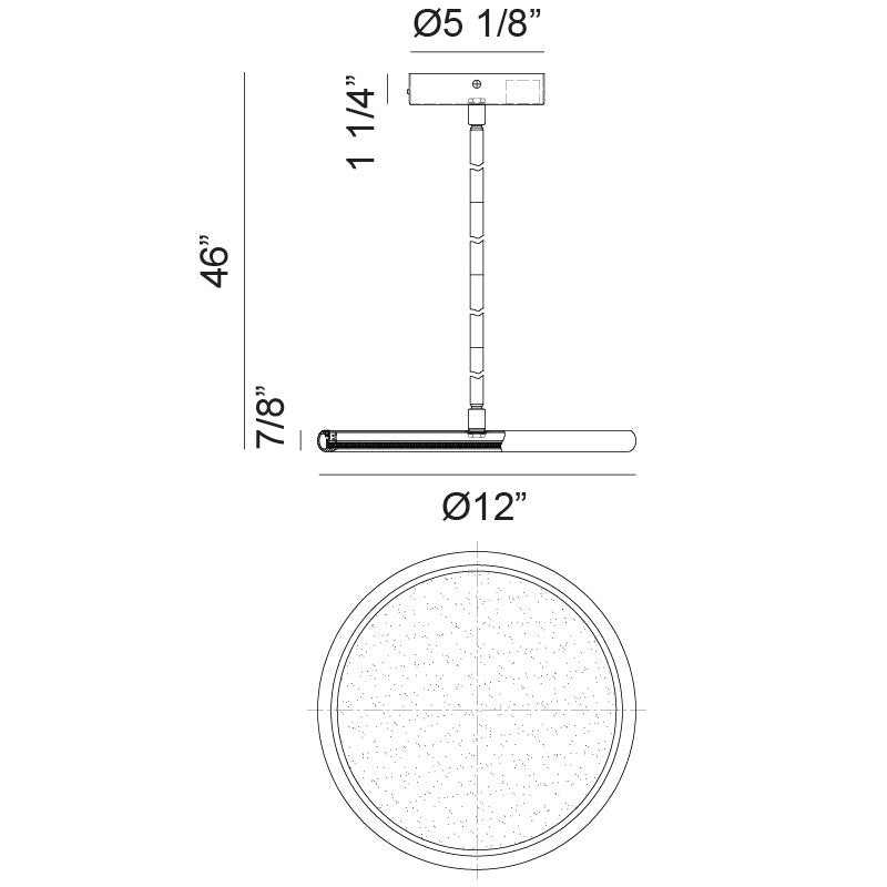 Piper Ø12" x 3 Ceiling Light Pendants
