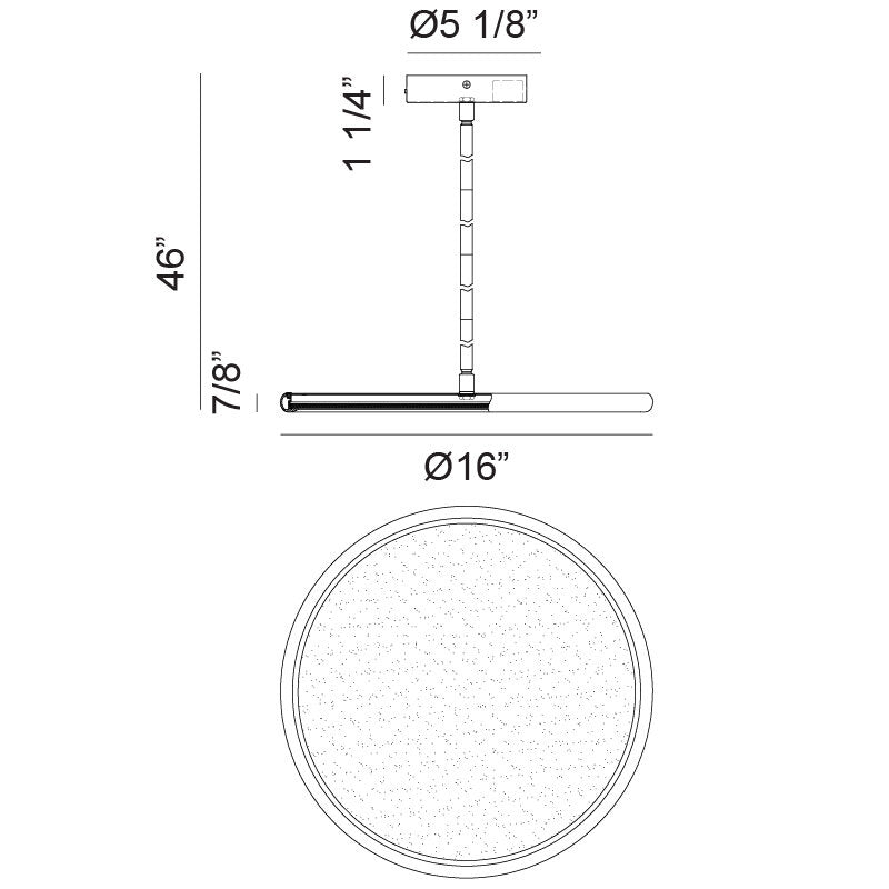 Piper Ø16" x 3 Ceiling Light Pendants