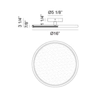 Piper Ø16" x 3 Ceiling Light Pendants