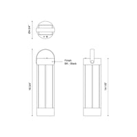 Suara 14-in Exterior Portable Lamp