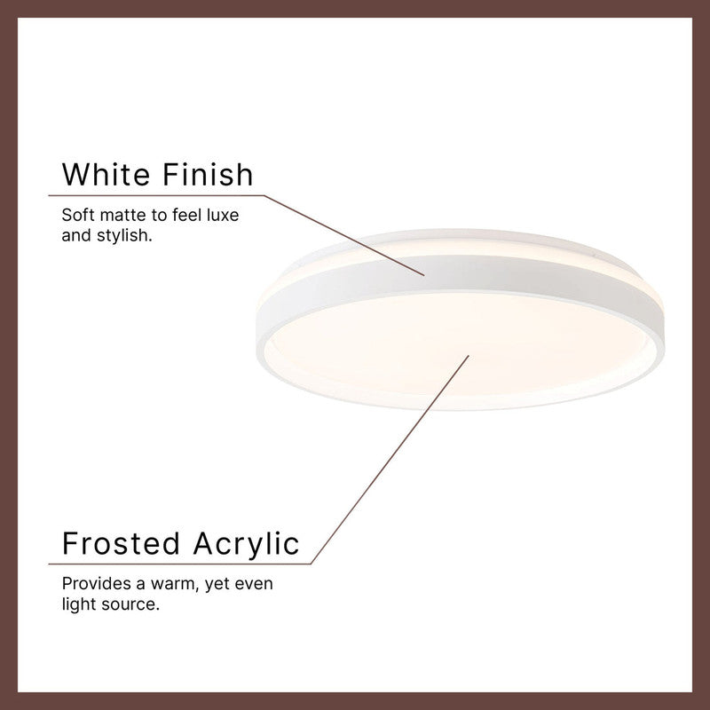 Beanie 20-in Flush Mount