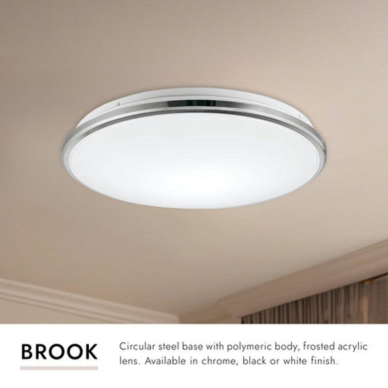 Brook 13-in Flush Mount
