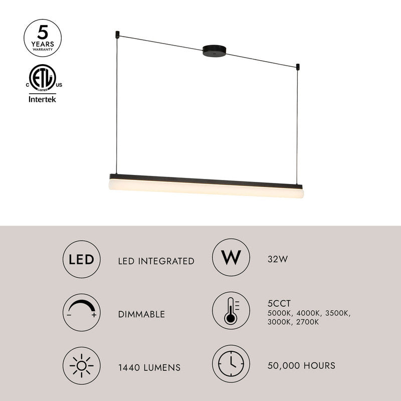 Nio 45-in Linear Pendant