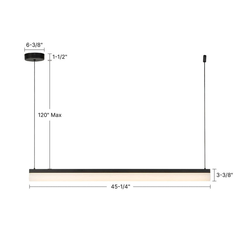 Nio 45-in Linear Pendant