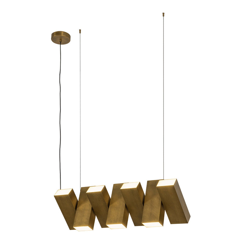 Domino 35-in Universal Voltage Linear Pendant