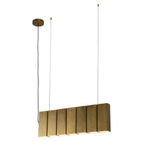 Domino 35-in Universal Voltage Linear Pendant