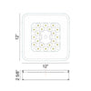 Ainslay 12"L Ceiling Light Flush Mounts