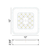 Ainslay 12"L Ceiling Light Flush Mounts