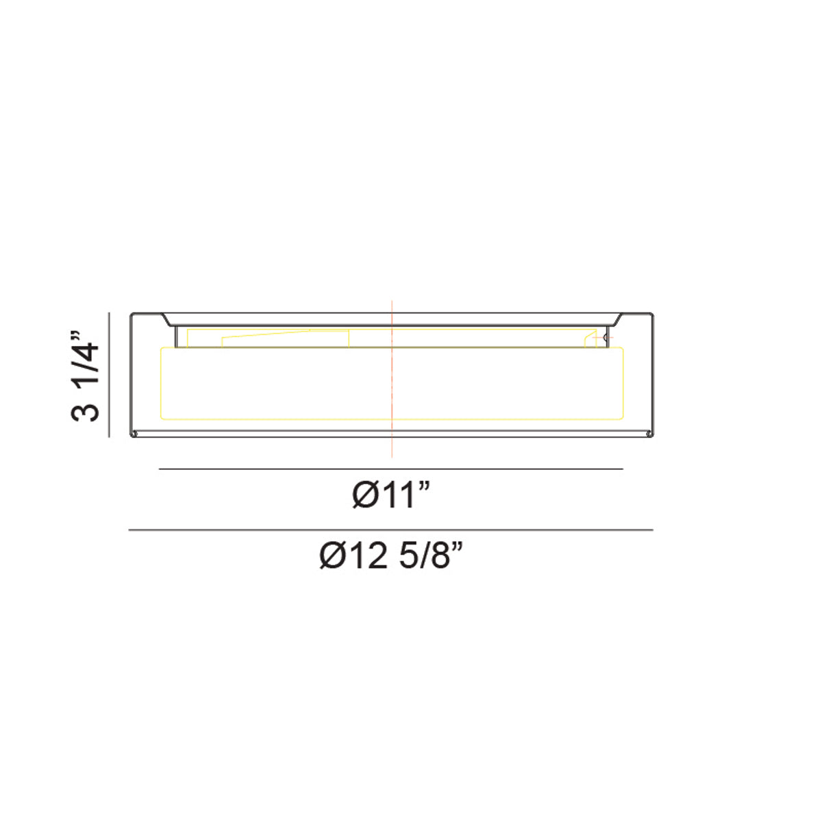 Ezra 3"H Ceiling Light Flush Mounts