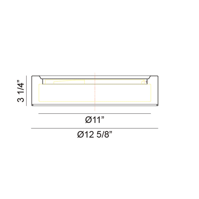 Ezra 3"H Ceiling Light Flush Mounts