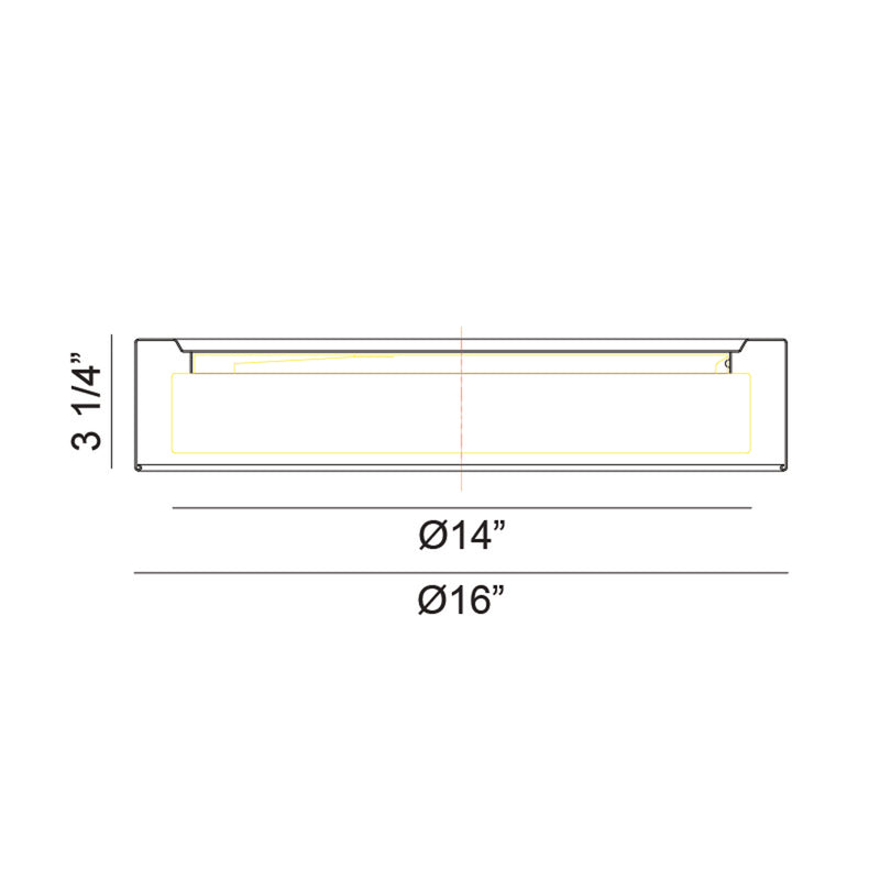 Ezra 3 1/4"H Ceiling Light Flush Mounts