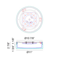 Felicity 1 x 20W LED Ceiling Light Flush Mount