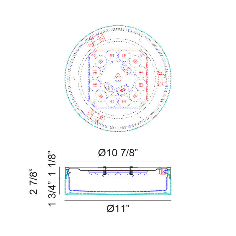 Felicity 1 x 20W LED Ceiling Light Flush Mount