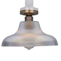 Mono 30cm Railway Flush Fitting Ceiling Light
