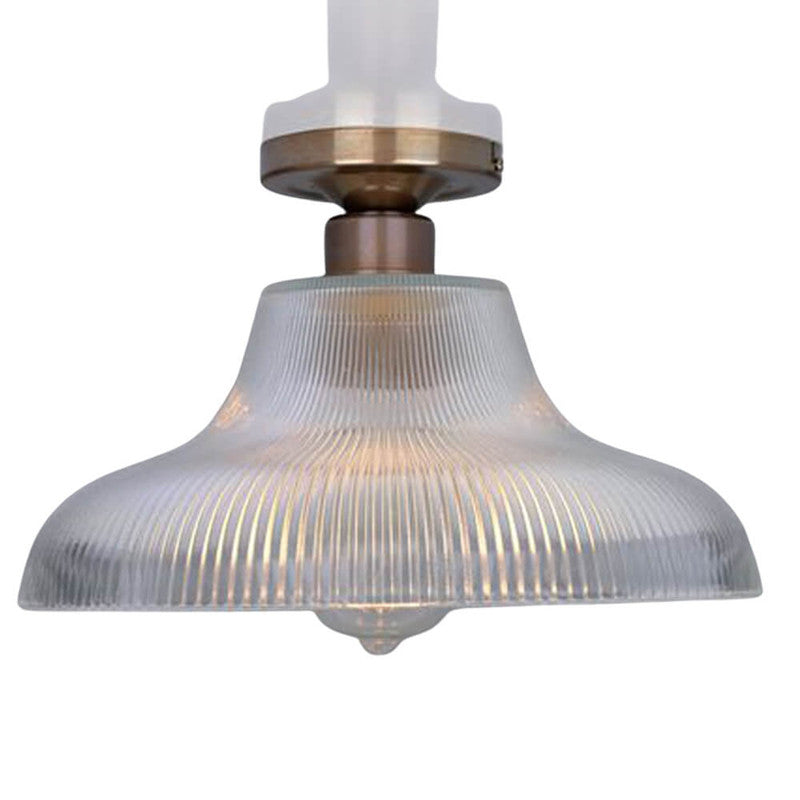 Mono 30cm Railway Flush Fitting Ceiling Light