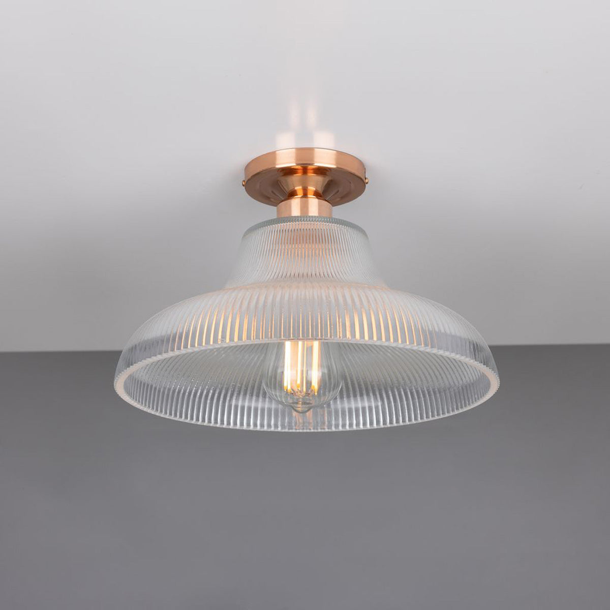 Mono 30cm Railway Flush Fitting Ceiling Light