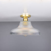 Mono 30cm Railway Flush Fitting Ceiling Light