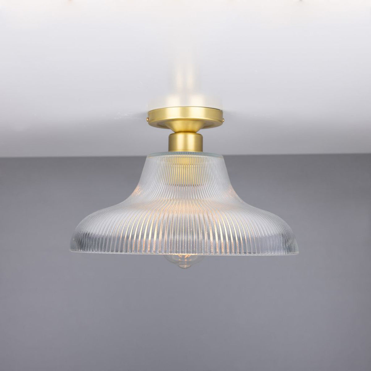 Mono 30cm Railway Flush Fitting Ceiling Light
