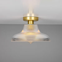 Mono 30cm Railway Flush Fitting Ceiling Light